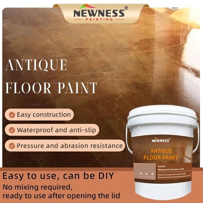 MF Tio2 Vernice epoxi per pavimenti per calcestruzzo auto-nivelazione Rivestimento liquido e finitura liscia