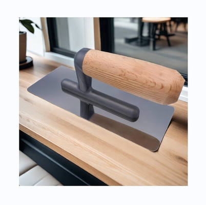 Supporto personalizzazione 8in lunghezza lama manico di legno in acciaio inossidabile intonaco trowel