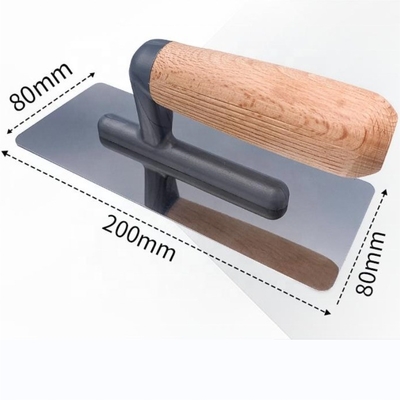 Supporto personalizzazione 8in lunghezza lama manico di legno in acciaio inossidabile intonaco trowel