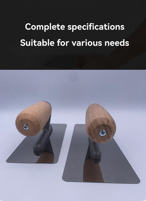 200 mm di acciaio inossidabile per intonacare la trota Maniglia di legno per prestazioni durature