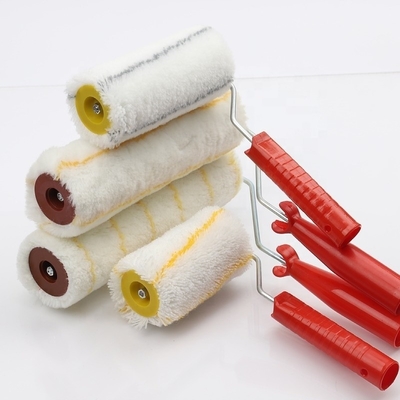 9 pollici di cotone materiale da spazzolamento rotolo di vernice decorativa con telaio a rilascio rapido