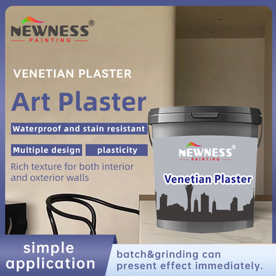Stucco veneziano lucido a calce lucida per colori personalizzati in rivestimento liquido
