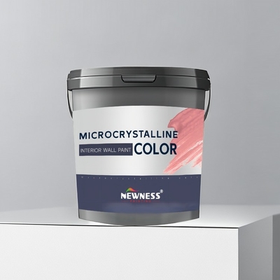 Pittura per pareti interne a basso contenuto di VOC a microcristalli di produzione diretta con lucentezza