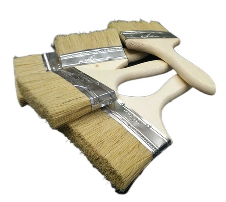 Distribuzione OEM Supporto personalizzato Pintura a manico di legno Pincelli per la pittura murale