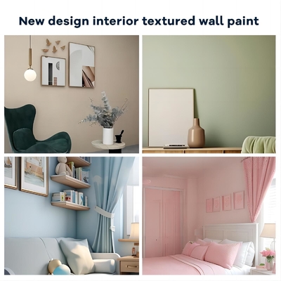 Vernice in lattice per rivestimenti murali Tempo di asciugatura 60 min Superficie asciutta e colori personalizzati