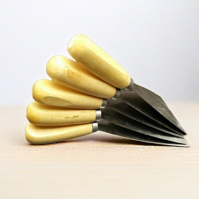 Lame in acciaio inossidabile Maniglia di legno raschiatore coltello di seta per la personalizzazione del logo personalizzato