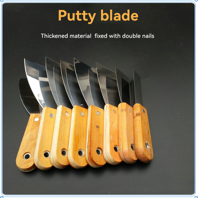 Coltello per verniciatura di grado industriale 4pk raschiatore in acciaio inossidabile con maniglia di plastica