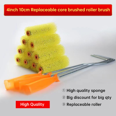Supporto ODM 4&quot;6&quot;8&quot; Spugna trascinando massello Verniciatura di pareti Strumenti di verniciatura con texture di lino