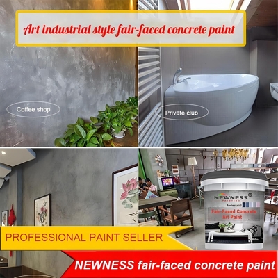 Stato di rivestimento liquido Alta durezza Single/Double Components Microcement Paint For Any Surface