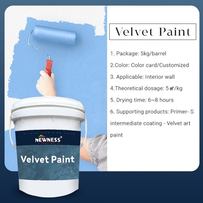 Aggiornate le vostre pareti con ECO Non Oil Liquid Coating Wall Latex Paint e Velvet Art Paint