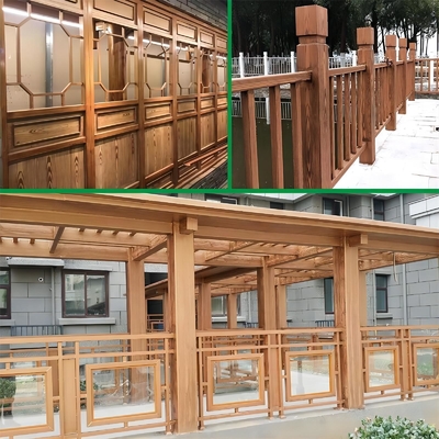 Matt Wood Stain Lacquer Vernice da parete esterna con rivestimento di ferro resistente alle intemperie
