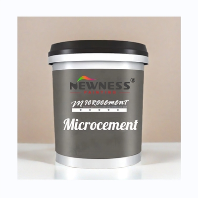 20 kg/BUCKET Volume Kit di pavimento in microcimento Finitura lucida resistente agli graffi