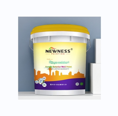 20 kg/BUCKET Vernice da parete esteriore acrilica grezzava lavabile antipolvere CAS n. 9003-01-4