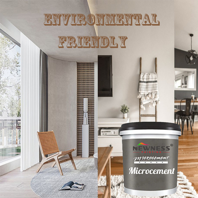 2-3 mm di spessore Vernice per pareti e pavimenti di micro cemento lucido con materia prima silicato