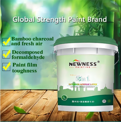 Emulsione sanitaria per interni Vernice matt con volume 20 kg/BUCKET e rivestimento liquido di stato