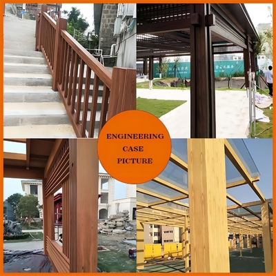 Metodo di applicazione a spruzzo Colori personalizzati Sublimazione Rivestimento in polvere di grano di legno con MF Tio2