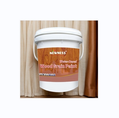 Sottolineare il grano di legno con spray di poliuretano Applicazione olio di rivestimento liquido Macchia di legno