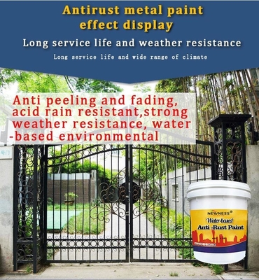 Strutture metalliche Vernice anticorrosione Primer epossidico a base d'acqua con rivestimento di ossido rosso