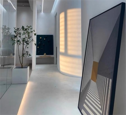 Rivestimento sottile Pittura di texture di stucco Pittura murale di stand con rivestimento di micro cemento lucido