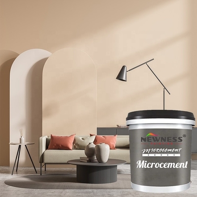 Rivestimento sottile Pittura di texture di stucco Pittura murale di stand con rivestimento di micro cemento lucido