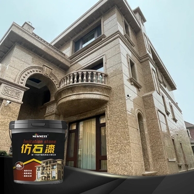 Foshan Vernice a effetto granito colorato con metodo di applicazione a spruzzo Volume 20KG/BUCKET