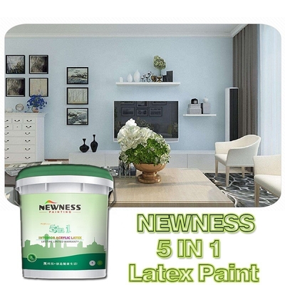 Vernice da parete in lattice acrilica emulsione bianca per camera da letto/salotto