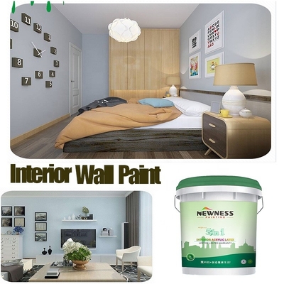Vernice da parete in lattice acrilica emulsione bianca per camera da letto/salotto