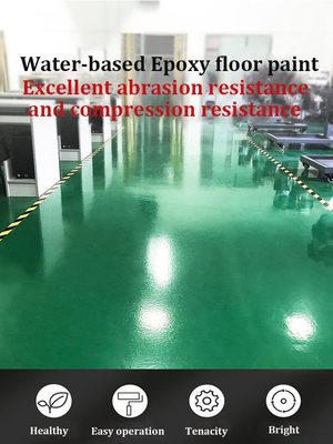 Vernice a pavimenti epossidica a due componenti 2K a prova d'acqua lucida AB Colla per rivestimento di pavimenti MF Tio2