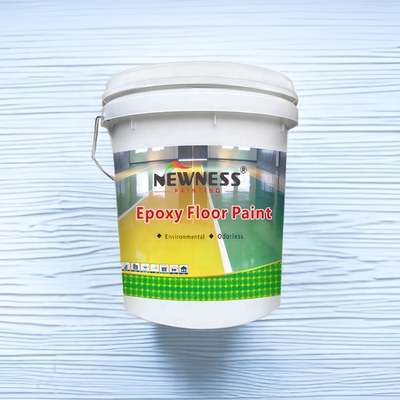 Rivestimento di pavimenti epossidici a base d'acqua in base di colore sul grafico dei colori per garage industriali