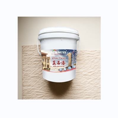 Risistenza alle crepe Granito liquido esterno Vernice in pietra naturale 250 ore Resistenza all'invecchiamento