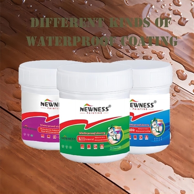 20KG/BUCKET Piscina in polimero acrilico Rivestimento impermeabile a spruzzo di gomma flessibile MF Tio2