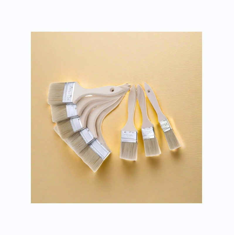 Penna di scultura piatta a manico di legno Acrilico UV Gel Polacco Pulsera Acrilica Set per il supporto OEM