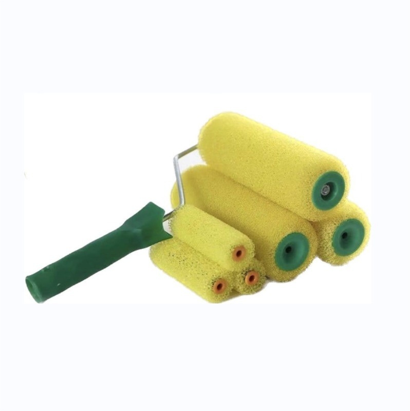 Supporto ODM 4&quot;6&quot;8&quot; Spugna trascinando massello Verniciatura di pareti Strumenti di verniciatura con texture di lino