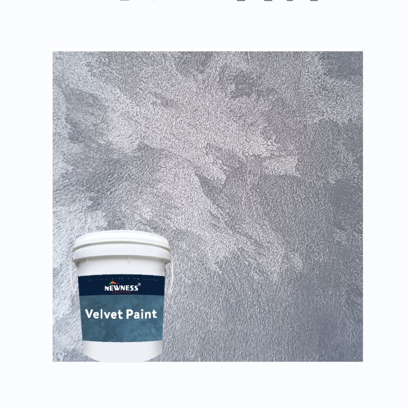 Vernice a parete interna a base d'acqua Matte Metallic Glitter con EINECS n. 201-177-9