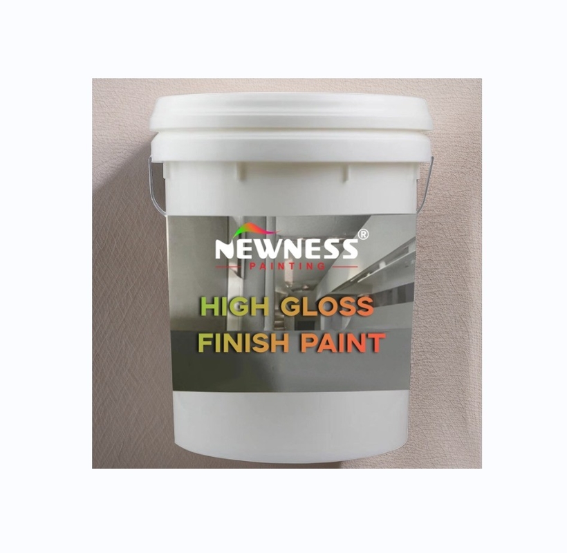 Pintura di finitura ad alto lucido facile da pulire per un rivestimento esterno nanometrico di buona flessibilità