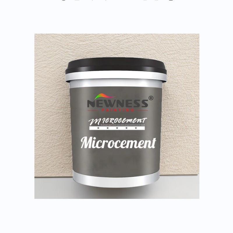 Rivestimento di microcemento non tossico e ecologico in colore brillante basato sul grafico cromatico