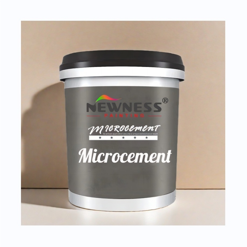 Vernice a parete con rivestimento di micro cemento per effetto stucco classico e prestazioni impermeabili