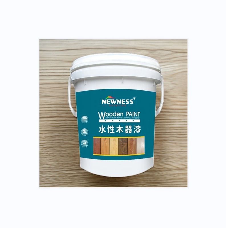 Rivestimento di mobili ad alta lucentezza con colori di macchie di legno nero e vernice di legno finitura satinata