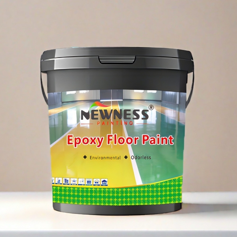 Kit di rivestimento per pavimenti in fiocchi epossidici colorati con vernice epossidica e rivestimento autolivello