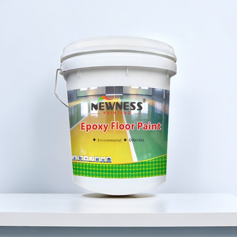 Rivestimento di pavimenti epossidici a base d'acqua in base di colore sul grafico dei colori per garage industriali