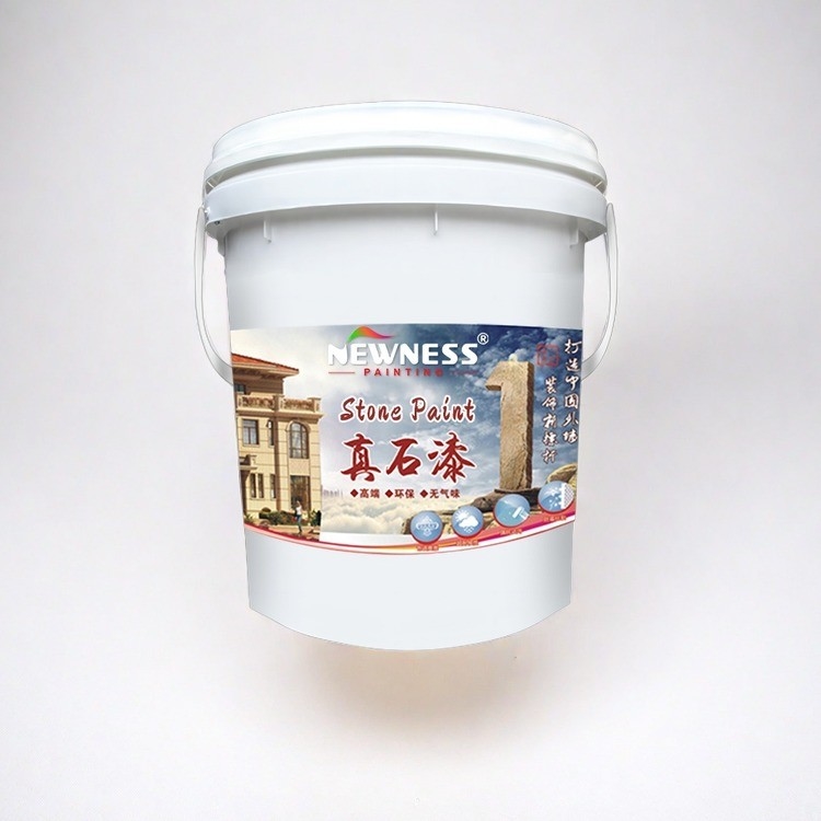 Resistenza allo scrub 5000 volte Rivestimento in granito liquido impermeabile Stucco veneziano Vernice di parete esterna in pietra